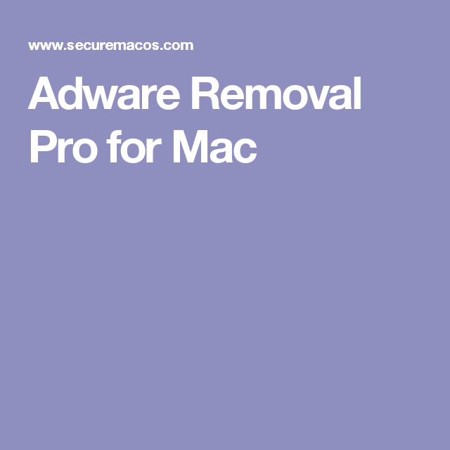 appstore adware cleaner mac
